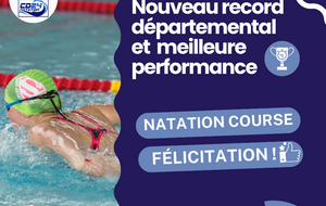 CND24: Records Natation en Dordogne