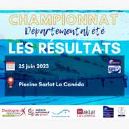 Championnat Départemental été à Sarlat: Les résultats