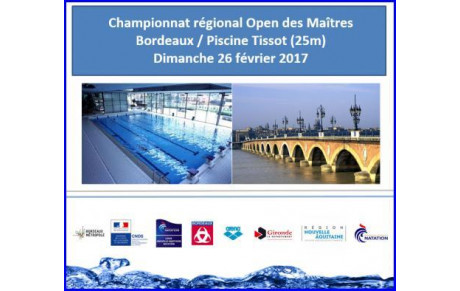 Pluie de records lors des Championnats Régionaux Master à Bordeaux du 26/02/2017