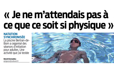 Article SO du 25 02 2019 Natation Artistique ACAP