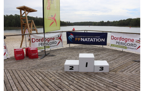 Réussite éclatante des Boucles de la Jemaye Dordogne Périgord 2023 labelisée EDF Aqua Challenge : un véritable festival de natation en eau libre