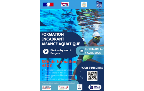 Formation Encadrant AAQ à Bergerac. Il reste quelques places!