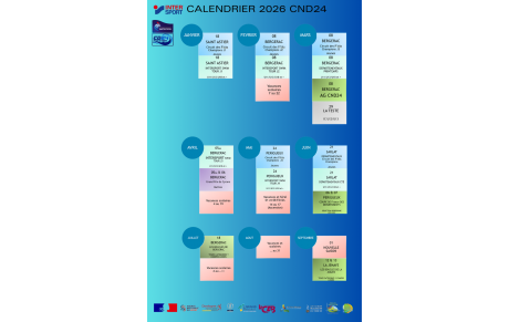 Calendrier 2026 CND24