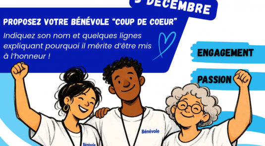Journée mondiale du bénévolat : 5 décembre : mettons nos bénévoles à l’honneur !